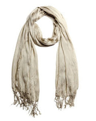 Look Silky Fringe Scarf